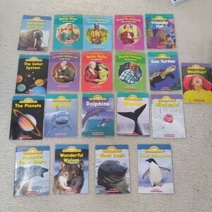 Lot Of 20 Educational Children's Vocab Science Readers & Biographies Books Y2K